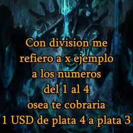 EloBoost LAS 1 dolar x división desde bronce hasta oro, USD 1.00