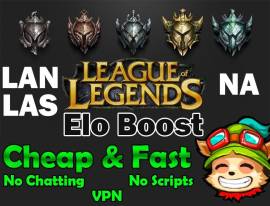 Elo Boosting para League of legends , USD 1.00