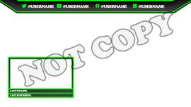 VENDO OVERLAY PARA OBS BOX P/JUEGO SENCILLO, USD 5.00