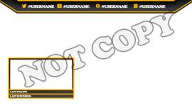 VENDO OVERLAY PARA OBS BOX P/JUEGO SENCILLO, USD 5.00