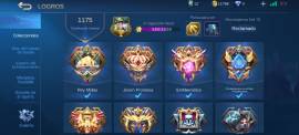 Vendo cuenta de mobile legends bang bang, USD 485.00