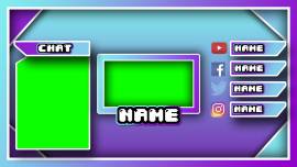 Vendo Overlays para Twitch basico , USD 5.00