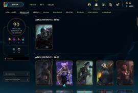 LAN account level 293 l 90 skins l 151 champions unlocked, USD 70.00