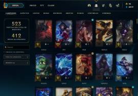 Cuenta LAN nivel 293 l 90 skins l 151 campeones desbloqueados, USD 70.00