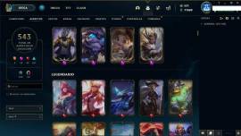 cuenta LoL 543 skins, Oro II, USD 270.00