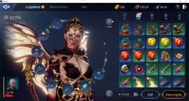 Sell MIR4 account EU 71 lvl 63 63K PS, USD 70.00