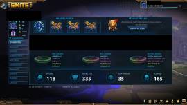 (PRICE NEGOTIABLE) Smite Account for sale +334 SKINS + GOD PACK!, € 150.00