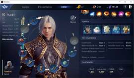 Vendo Personaje Lvl 66 74k de poder MIR4, USD 120.00