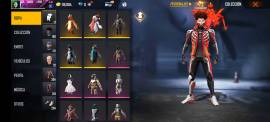 freefire account with exclusive clothes and emotes, USD 60.00