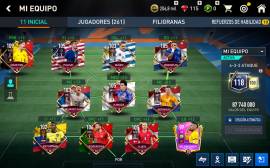 Cuenta FIFA Mobile de 118 de grl, USD 8.00