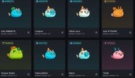 SELLING AXIE ACCOUNT - 14 AXIE AND OBJECTS, USD 1,200.00