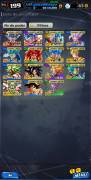 Cuenta Dragon Ball Legends 63 Cronocristales 398 Personajes, € 25.00