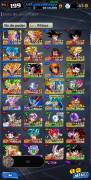 Cuenta Dragon Ball Legends 63 Cronocristales 398 Personajes, € 25.00