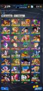 Vendo mi cuenta de Dragon Ball Legends 12 personajes 7 estrellas rojas, USD 200.00