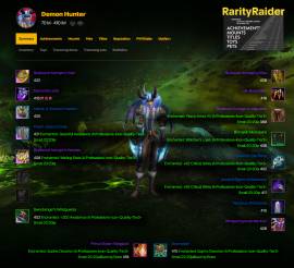 WoW account 410 Ilvl 7/8 Hc Dh Havoc ready to push M+ or pump raid, USD 500.00