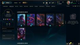 CUENTA LOL LAN / PLATA II / 27k EA / ALL CHAMPS / 96 SKINS / 4 AÑOS, USD 10.00