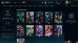 CUENTA LOL LAN / PLATA II / 27k EA / ALL CHAMPS / 96 SKINS / 4 AÑOS, USD 400.00