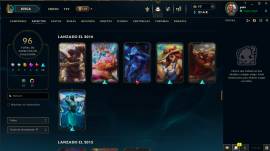 CUENTA LOL LAN / PLATA II / 27k EA / ALL CHAMPS / 96 SKINS / 4 AÑOS, USD 400.00