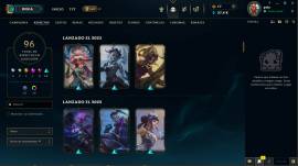 CUENTA LOL LAN / PLATA II / 27k EA / ALL CHAMPS / 96 SKINS / 4 AÑOS, USD 10.00