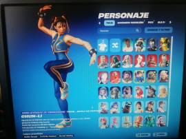 Cuenta de epic games (51juegos) + 90 skines en fortnite incl. Chun-Li, USD 20.00