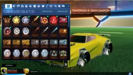 Cuenta Rocket League since 2015. Con rewards de season 1, € 200.00