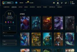 LOL account LAS, 101 champs, 55 skins, 6615 BE, USD 40.00