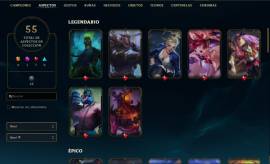 LOL account LAS, 101 champs, 55 skins, 6615 BE, USD 40.00