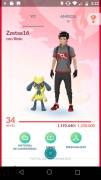 cuenta de pokemon go lvl 34, 25 shinny, legendarios 40, pokemons 900, USD 60.00