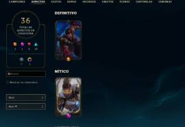 Cuenta de league of legends con skin prestigiosa de lucian, +30 skins, € 20.00