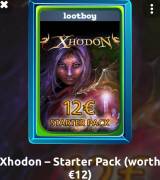 Vendo Xhodon - started pack, USD 13.00