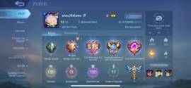 Vendo cuenta de mobile legends con 190 skins, USD 150.00