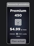 Vendo cuenta PREMIUM de Roblox, USD 40.00