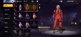 Sell Free Fire account with red and neon criminals, blue angelic, USD 150.00