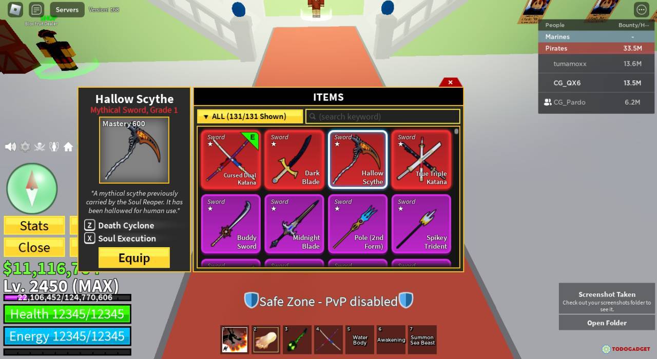 True Triple Katana in Blox Fruits