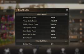 SoS account, only 2 upgrades to be P6, Red Infantry Chief's Gear, USD 350.00