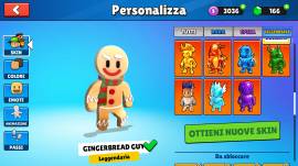 For sale Stumble Guys account 11k crowns, alot of skin, all emote, € 200.00