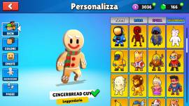 For sale Stumble Guys account 11k crowns, alot of skin, all emote, € 200.00