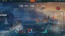 Vendo cuenta de world of warships con mas de 20 t10 y 3 t11, USD 300.00