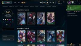 Vendo Cuenta de LOL / Todos los Campeones/ 266 Skins / 226 chromas , USD 380.00