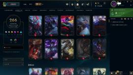 Vendo Cuenta de LOL / Todos los Campeones/ 266 Skins / 226 chromas , USD 380.00