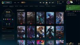 Vendo Cuenta de LOL / Todos los Campeones/ 266 Skins / 226 chromas , USD 380.00