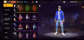 Vendo cuenta free fire, Veterana, Mucha ropa + Varias Evolutivas, USD 42.00