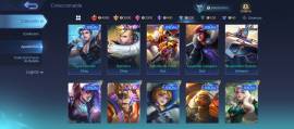 Cuenta mlbb, emblemas al maximo, 113 heroes, 198 Skins, +200 cartas de, USD 80.00