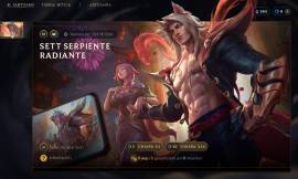 Vendo cuenta de lol 365 escencia mitica +200skins Premio S santuario, USD 300.00