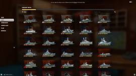 Venta de cuenta WoWs. NA. con 55 barcos premios y espéciale, USD 150.00