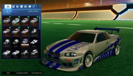 Rocket con Nissan Skyline + Fornite skin Eminem con el pase + GTA V, USD 30.00