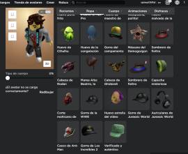 Cuenta de roblox con muchos items de robux y items limitados de evento, USD 23.00