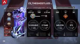 APEX Legends PC(Origin), lvl 500- 85 Legendario-Heirloom Wraith, USD 400.00