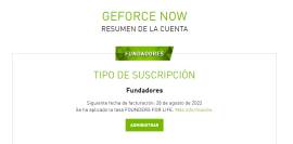 For sale Geforce Now account 6 Months, € 20.00