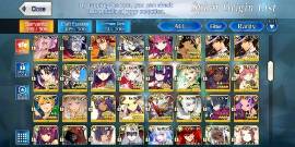 Cuenta Fate Grand order NA 26ssr (skadi, okita, ereshkigal, raikou, etc), USD 150.00